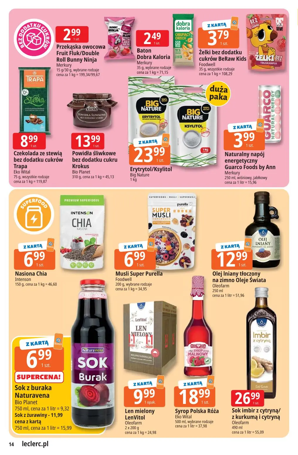 gazetka promocyjna E.Leclerc Wybór w dobrej cenie - Strona 14