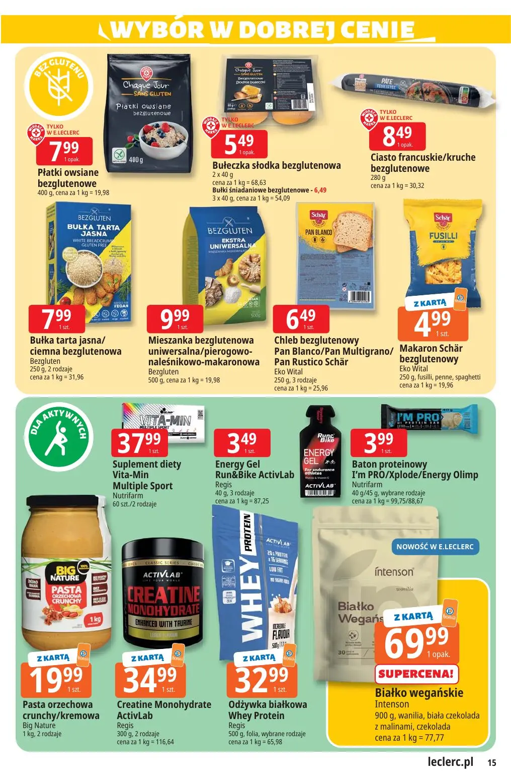 gazetka promocyjna E.Leclerc Wybór w dobrej cenie - Strona 15