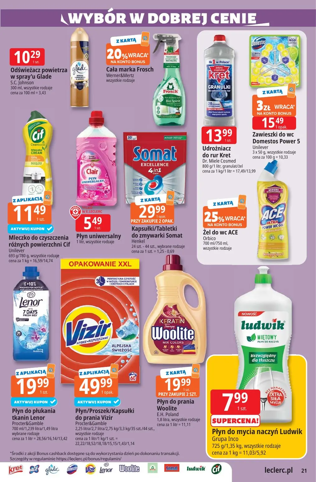 gazetka promocyjna E.Leclerc Wybór w dobrej cenie - Strona 21