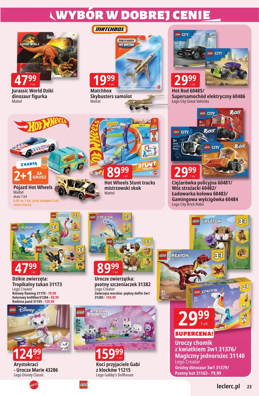 gazetka promocyjna E.Leclerc Wybór w dobrej cenie - Strona 23