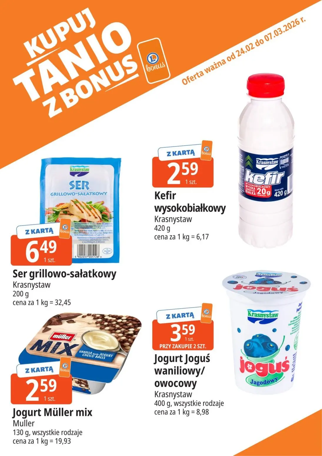 gazetka promocyjna E.Leclerc Bonus z kartą - Strona 6