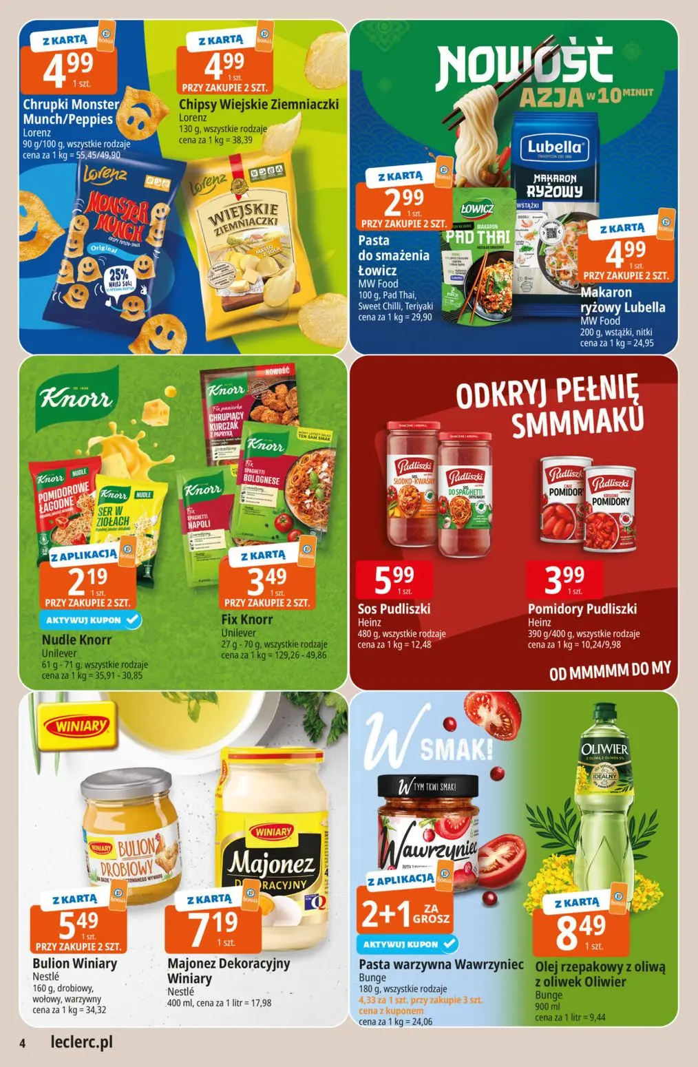 gazetka promocyjna E.Leclerc Wybór w dobrej cenie - Strona 4