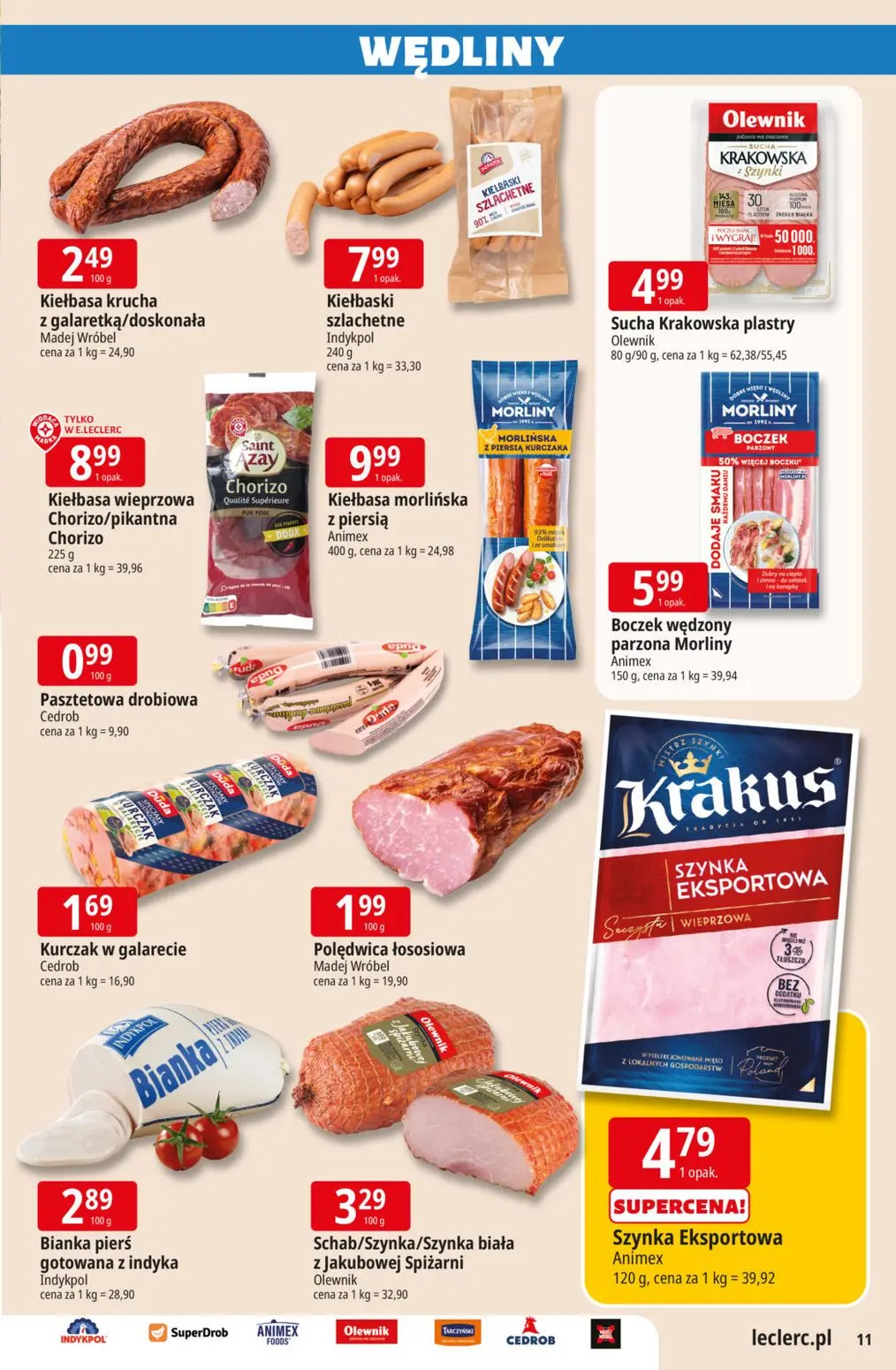 gazetka promocyjna E.Leclerc Wybór w dobrej cenie - Strona 11