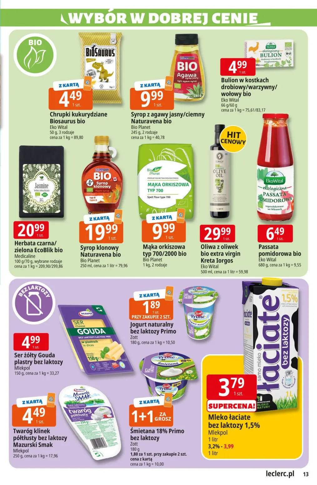 gazetka promocyjna E.Leclerc Wybór w dobrej cenie - Strona 13