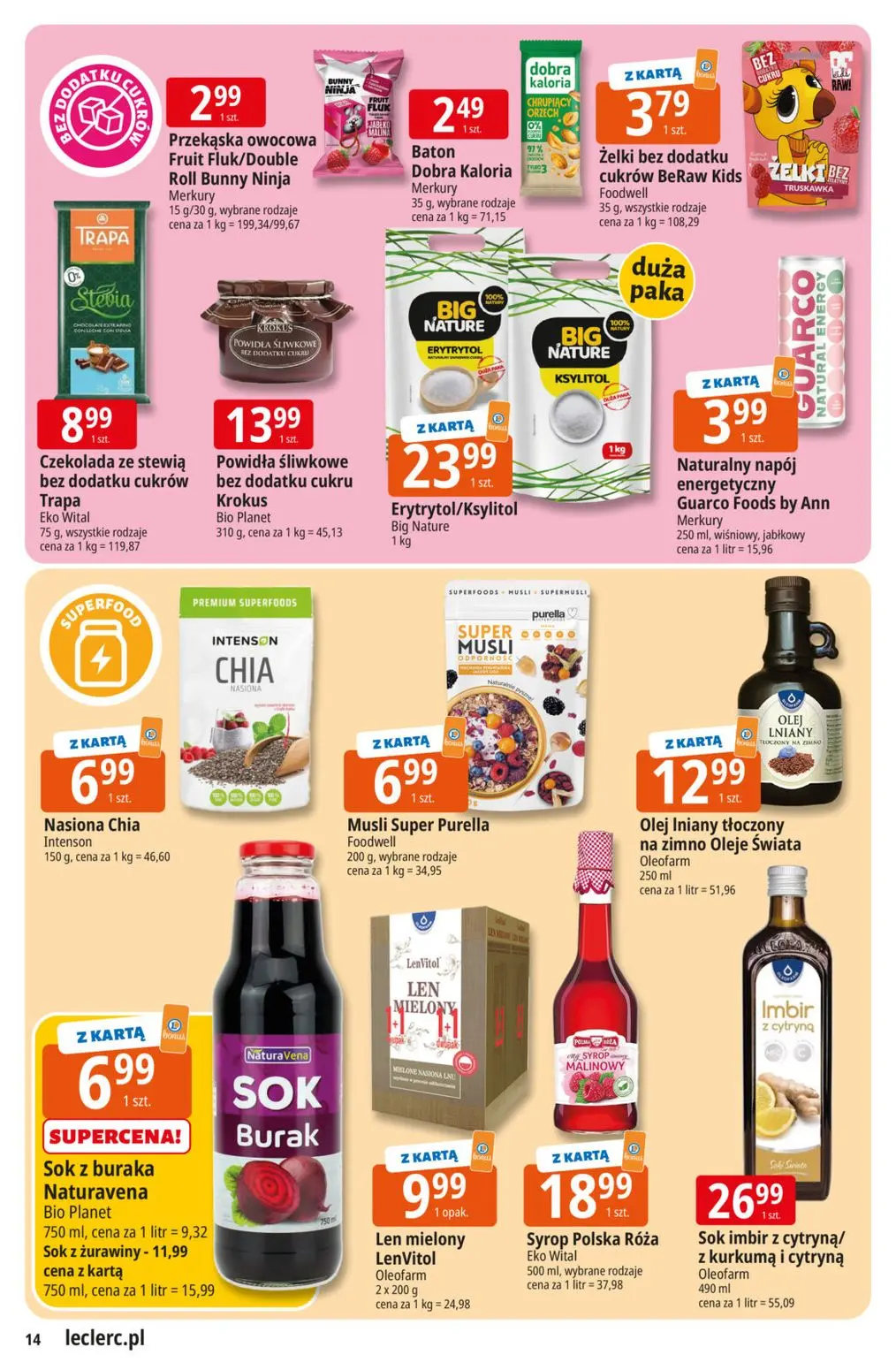 gazetka promocyjna E.Leclerc Wybór w dobrej cenie - Strona 14