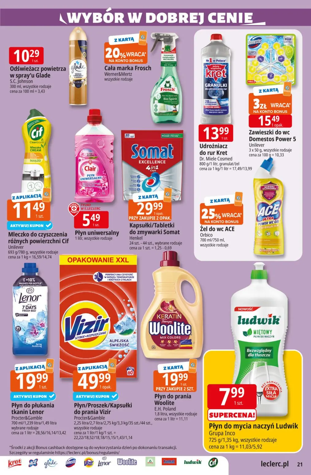 gazetka promocyjna E.Leclerc Wybór w dobrej cenie - Strona 21