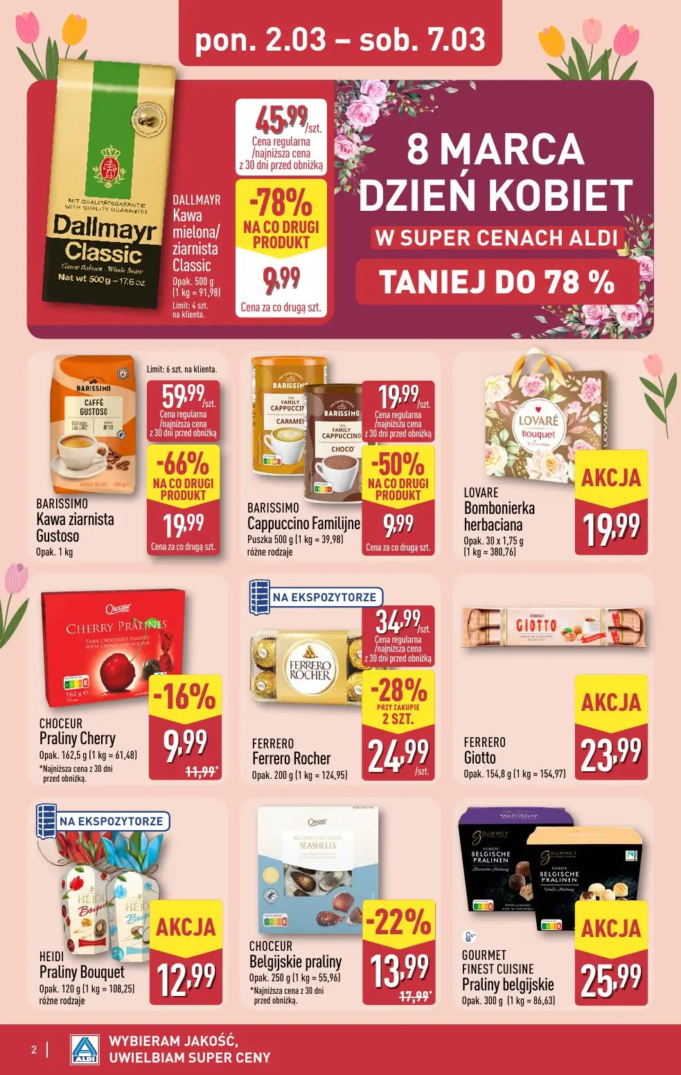 gazetka promocyjna ALDI Dzień Kobiet w super cenach - Strona 2