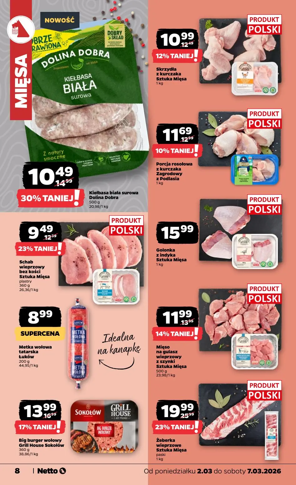 gazetka promocyjna NETTO Tanio i świeżo - Strona 8