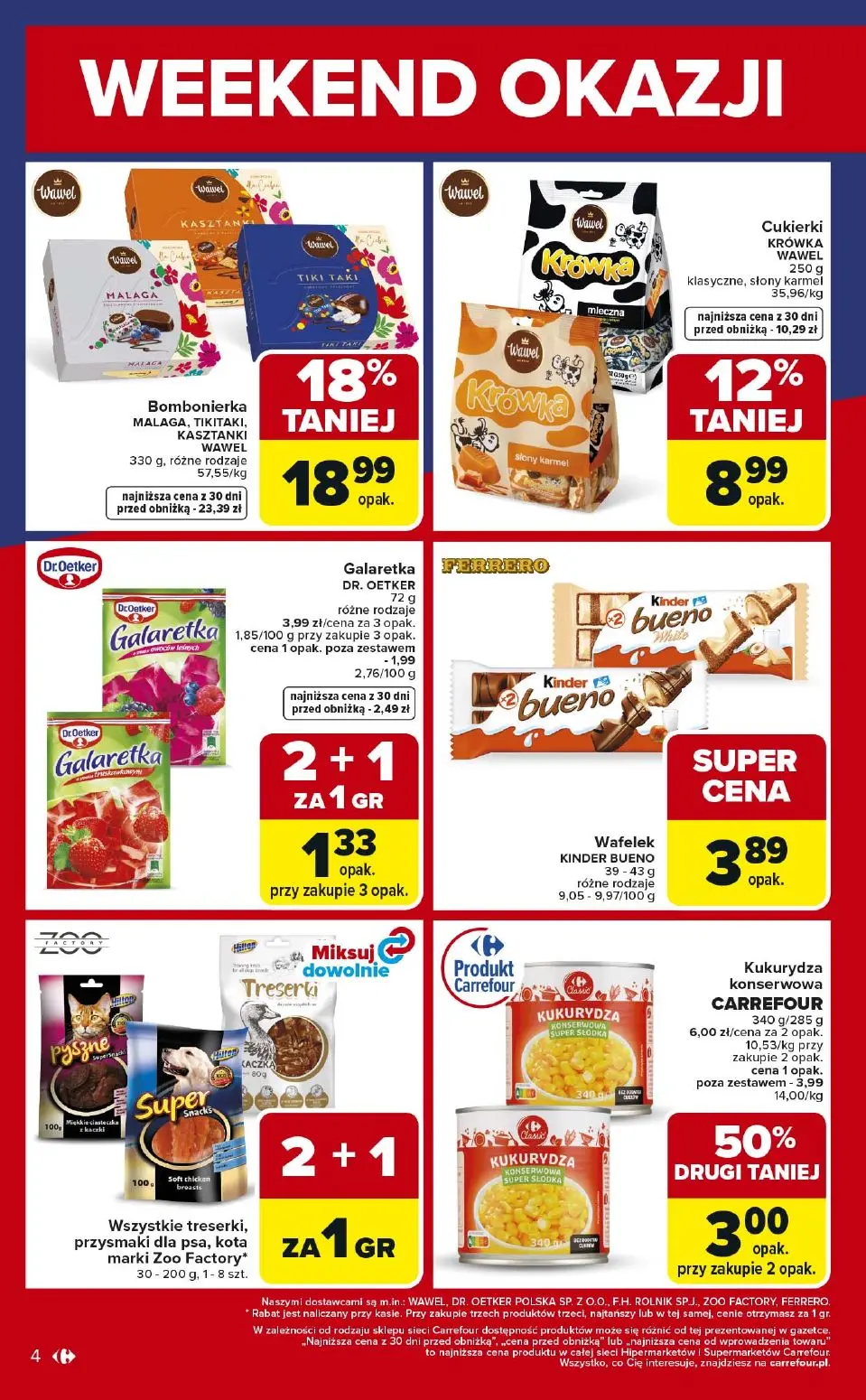 gazetka promocyjna Carrefour Weekend okazji - Strona 4