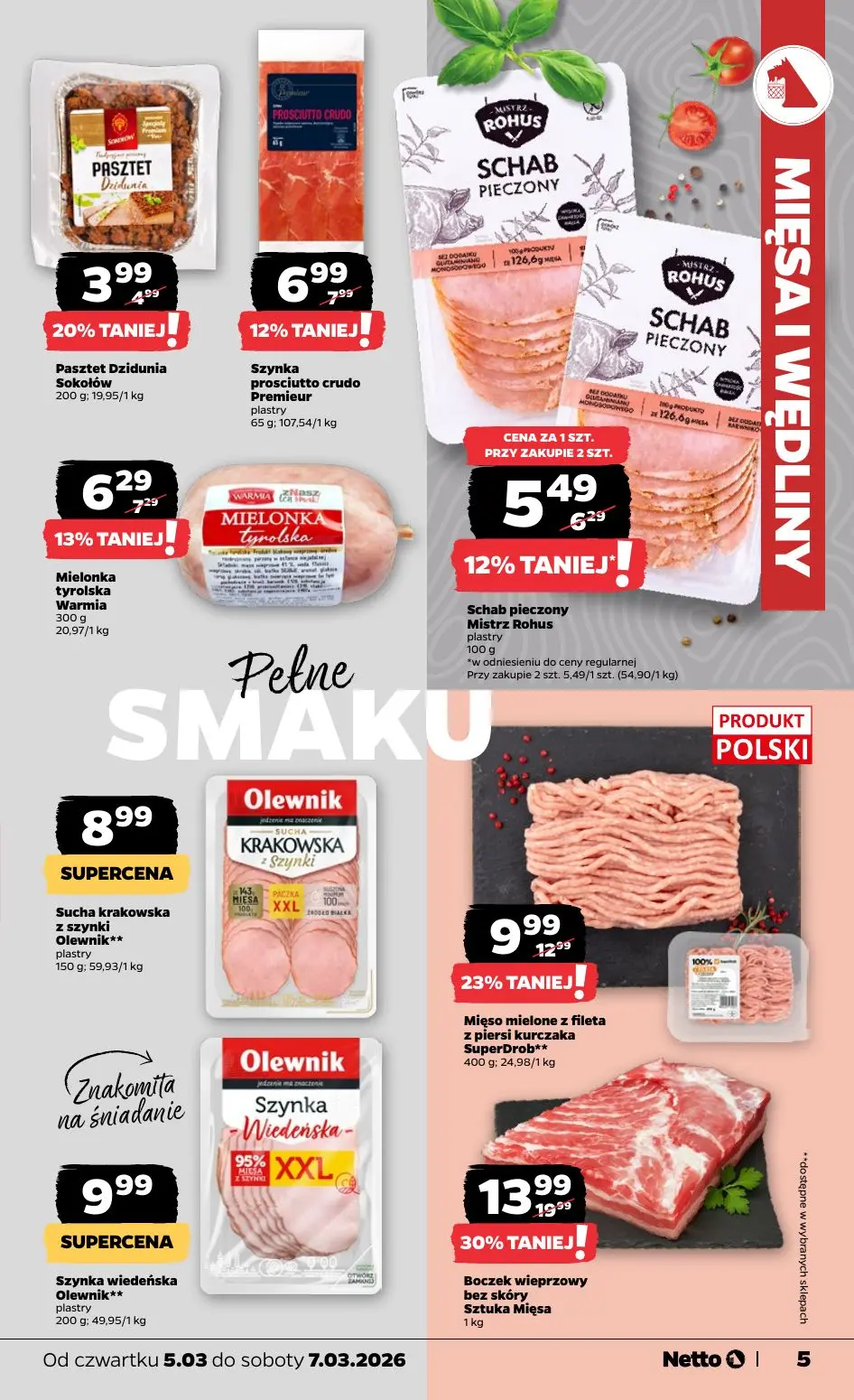 gazetka promocyjna NETTO Świeżo i tanio - Strona 5