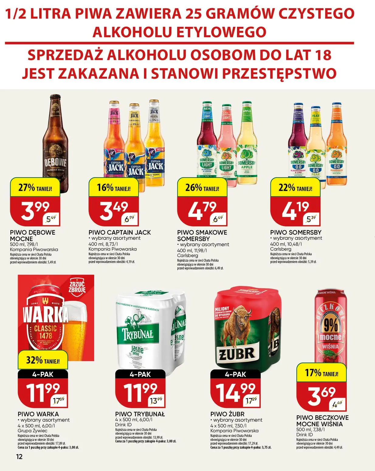 gazetka promocyjna Chata Polska Dzień Kobiet - Strona 12