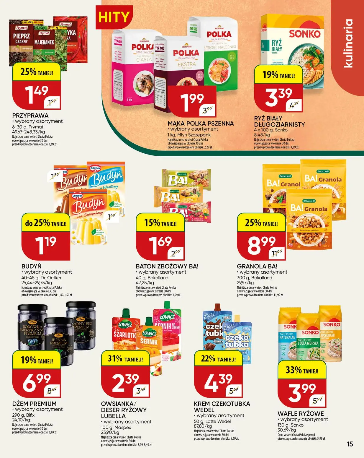 gazetka promocyjna Chata Polska Dzień Kobiet - Strona 15