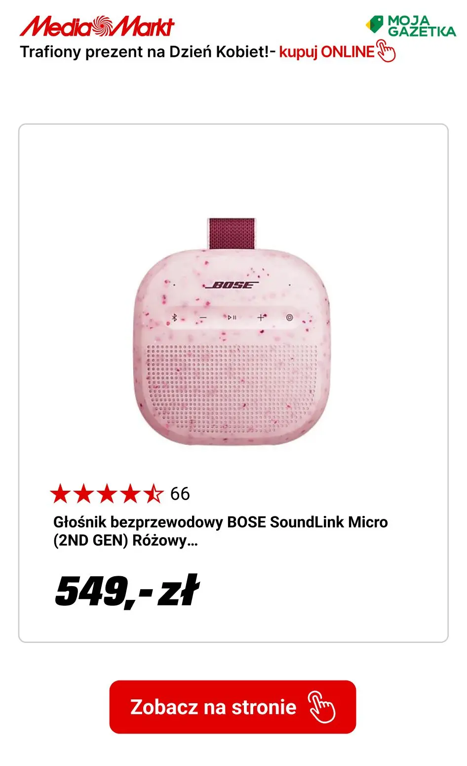 gazetka promocyjna Media Markt Trafiony prezent na Dzień Kobiet! - Strona 9