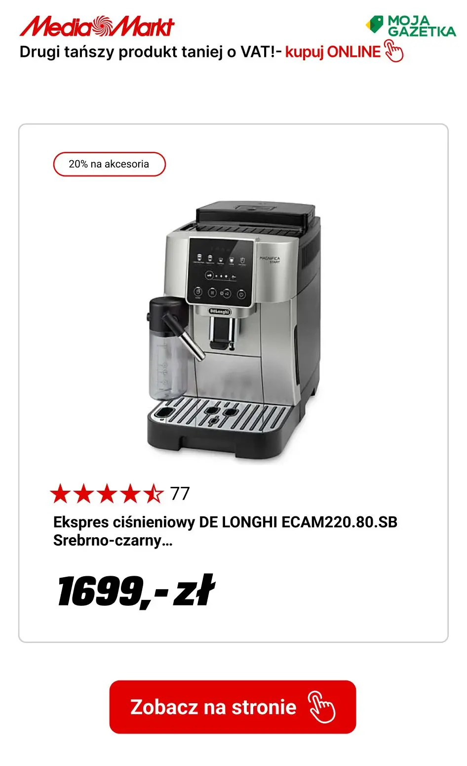 gazetka promocyjna Media Markt Drugi tańszy produkt taniej o wartość VAT! - Strona 8