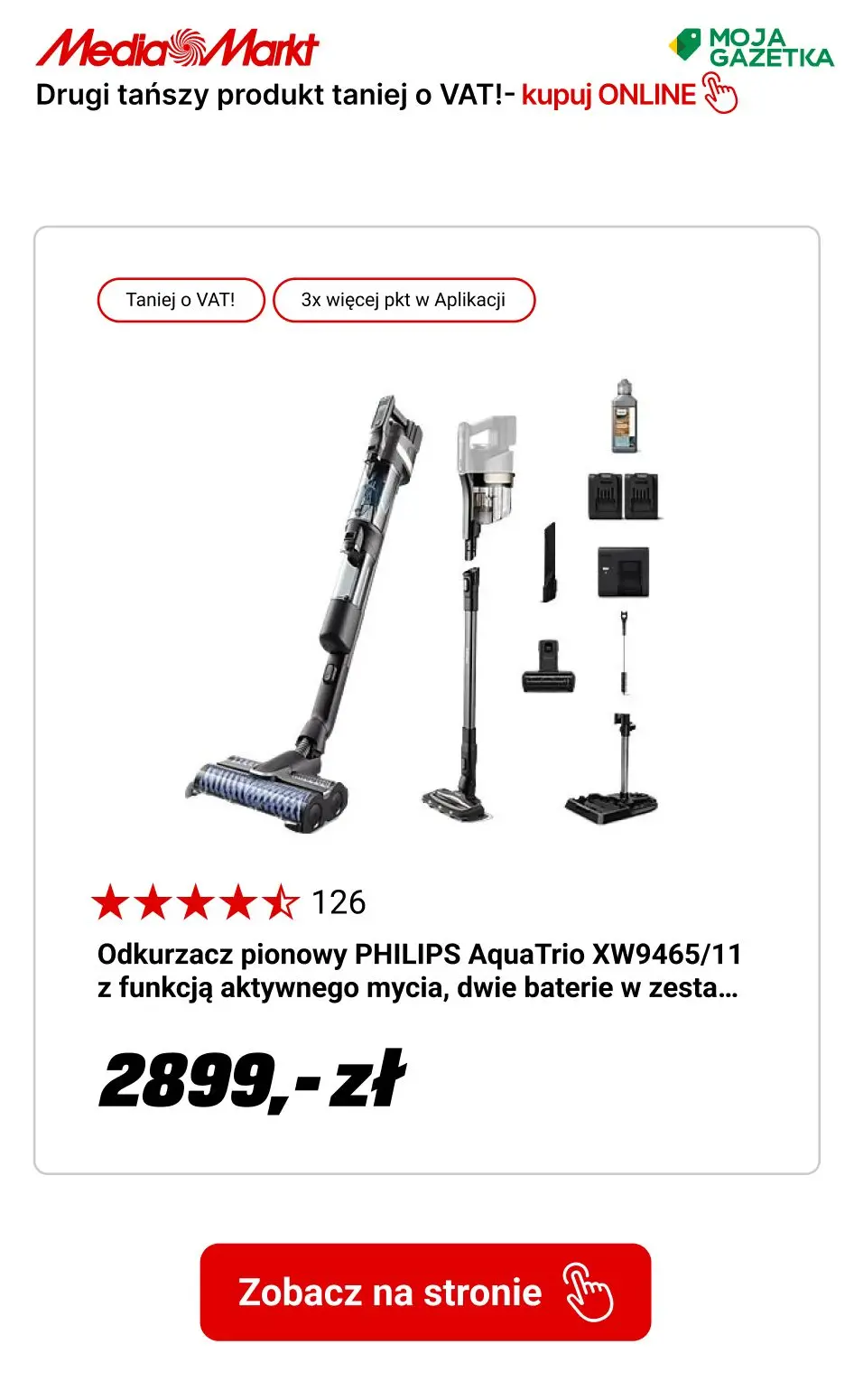 gazetka promocyjna Media Markt Drugi tańszy produkt taniej o wartość VAT! - Strona 9