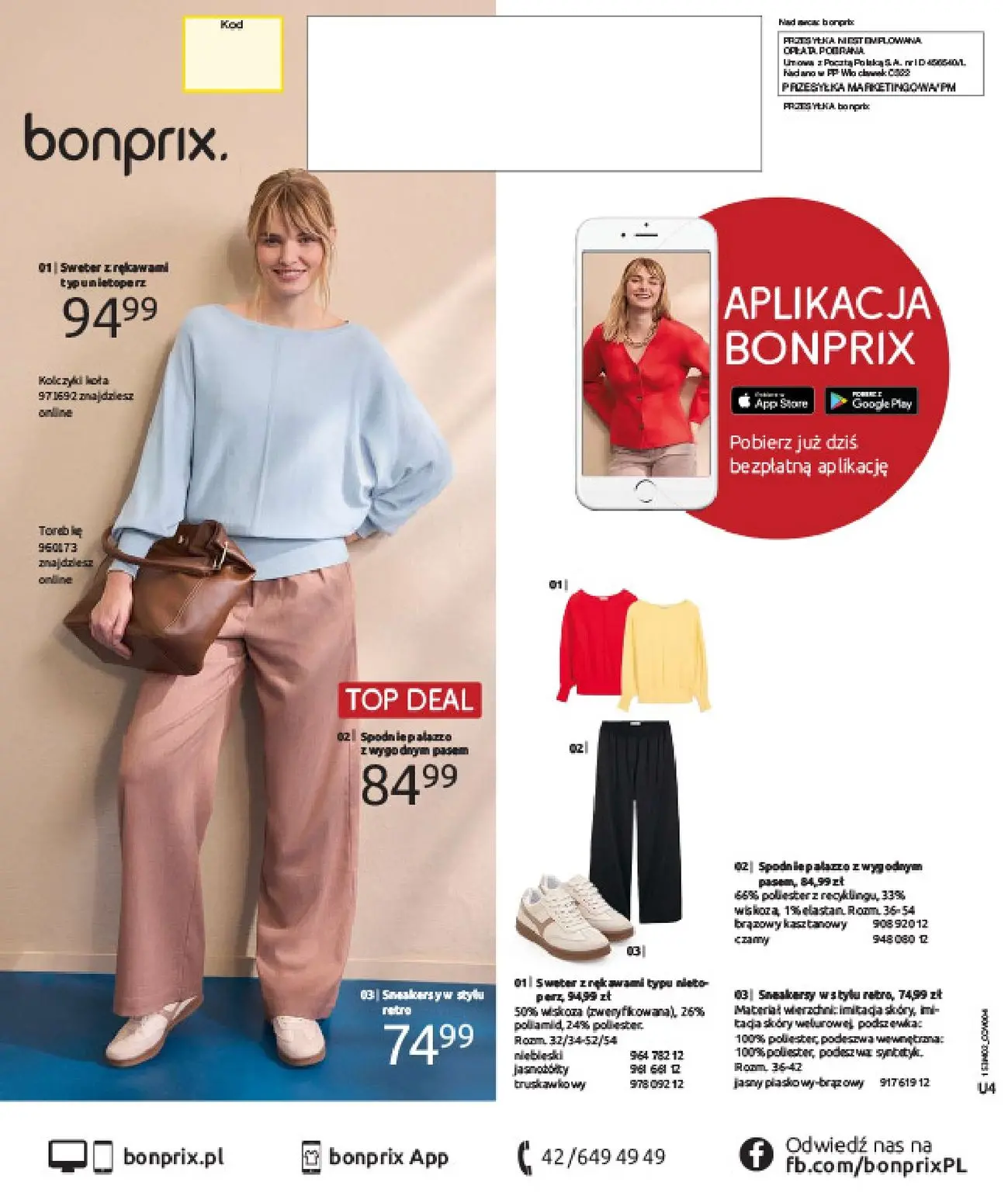 gazetka promocyjna bonprix MODA, KTÓRA INSPIRUJE NA NOWO - Strona 100