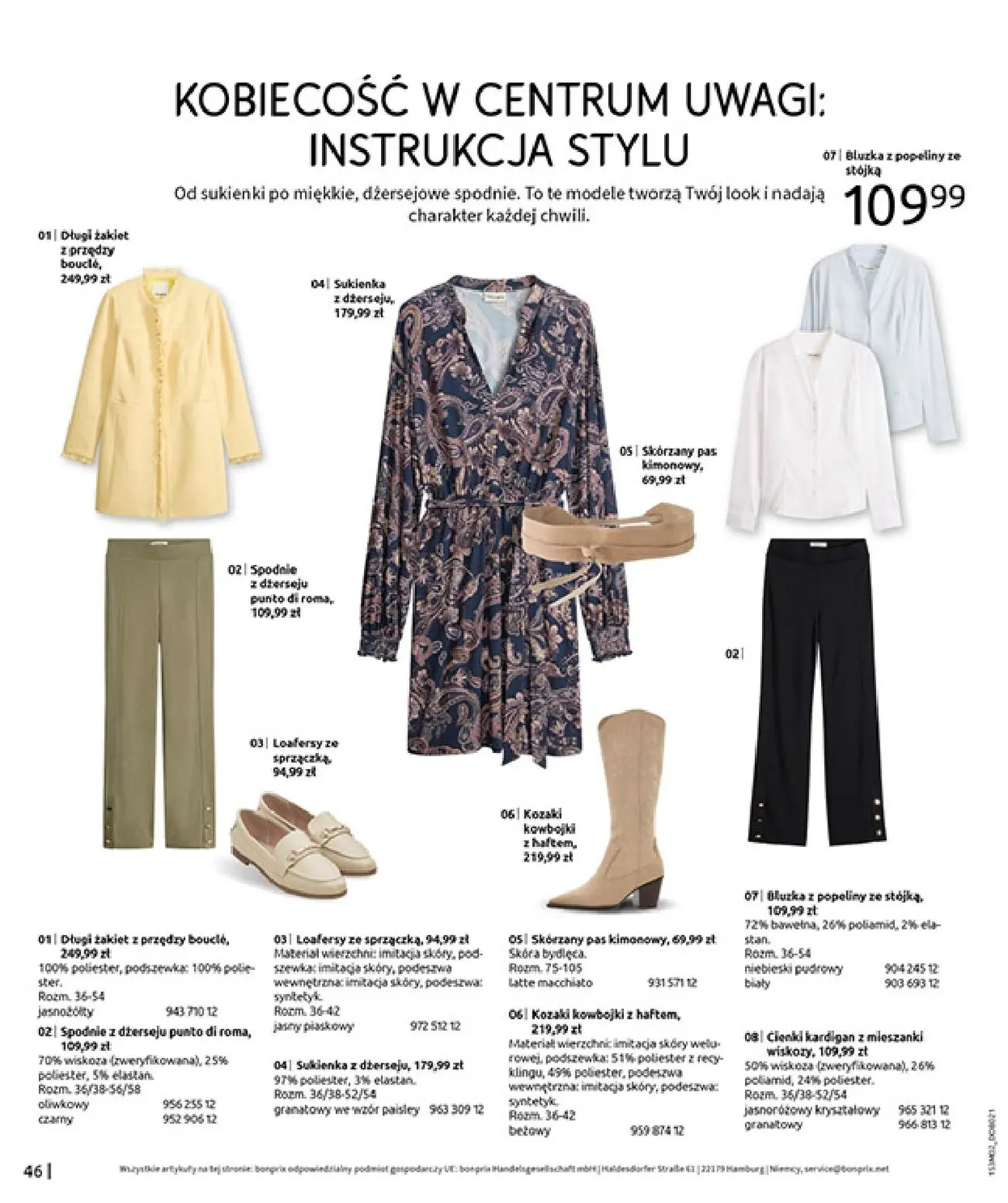 gazetka promocyjna bonprix MODA, KTÓRA INSPIRUJE NA NOWO - Strona 48