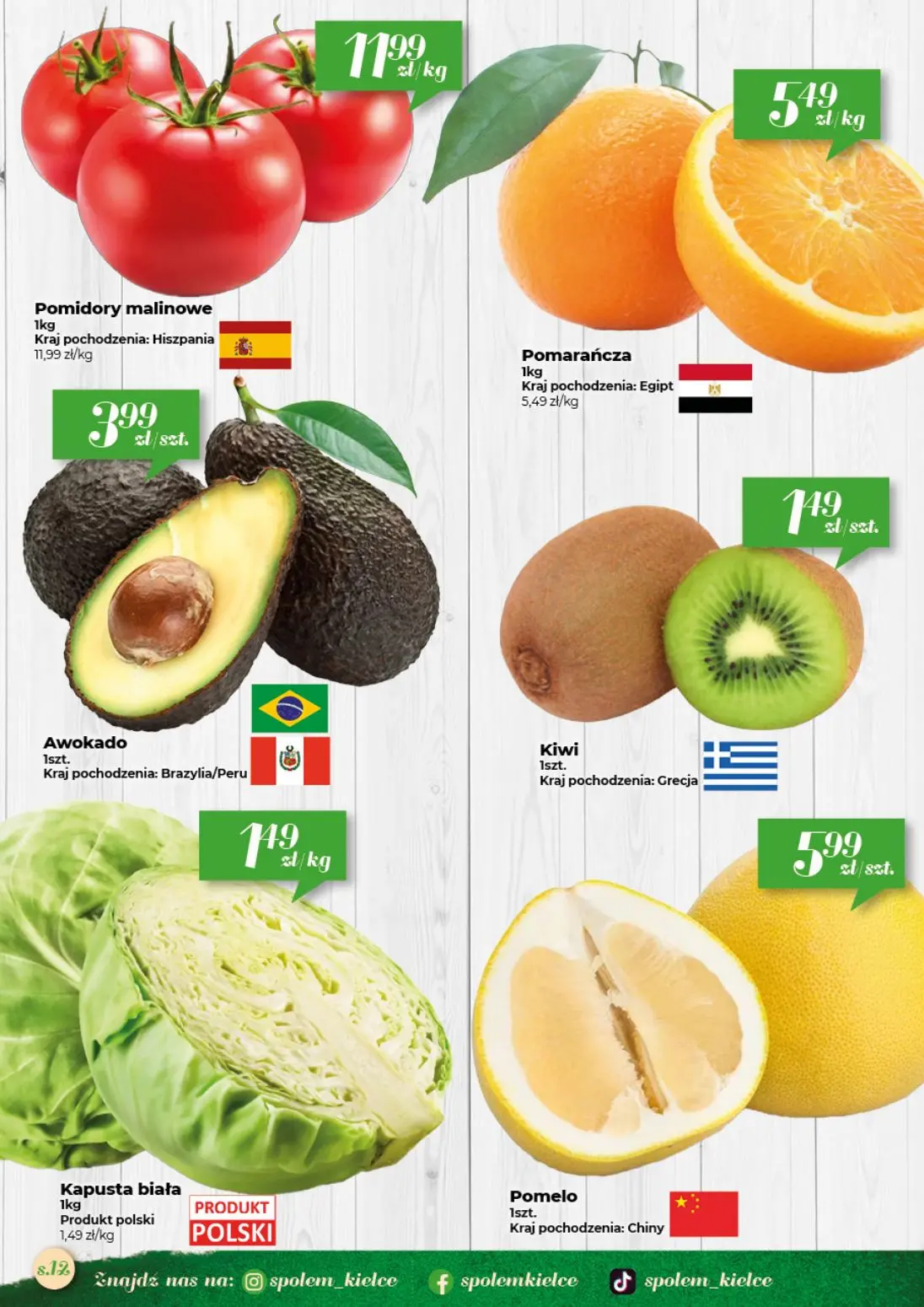 gazetka promocyjna Społem Kielce Jakość wyższa od ceny - Strona 12