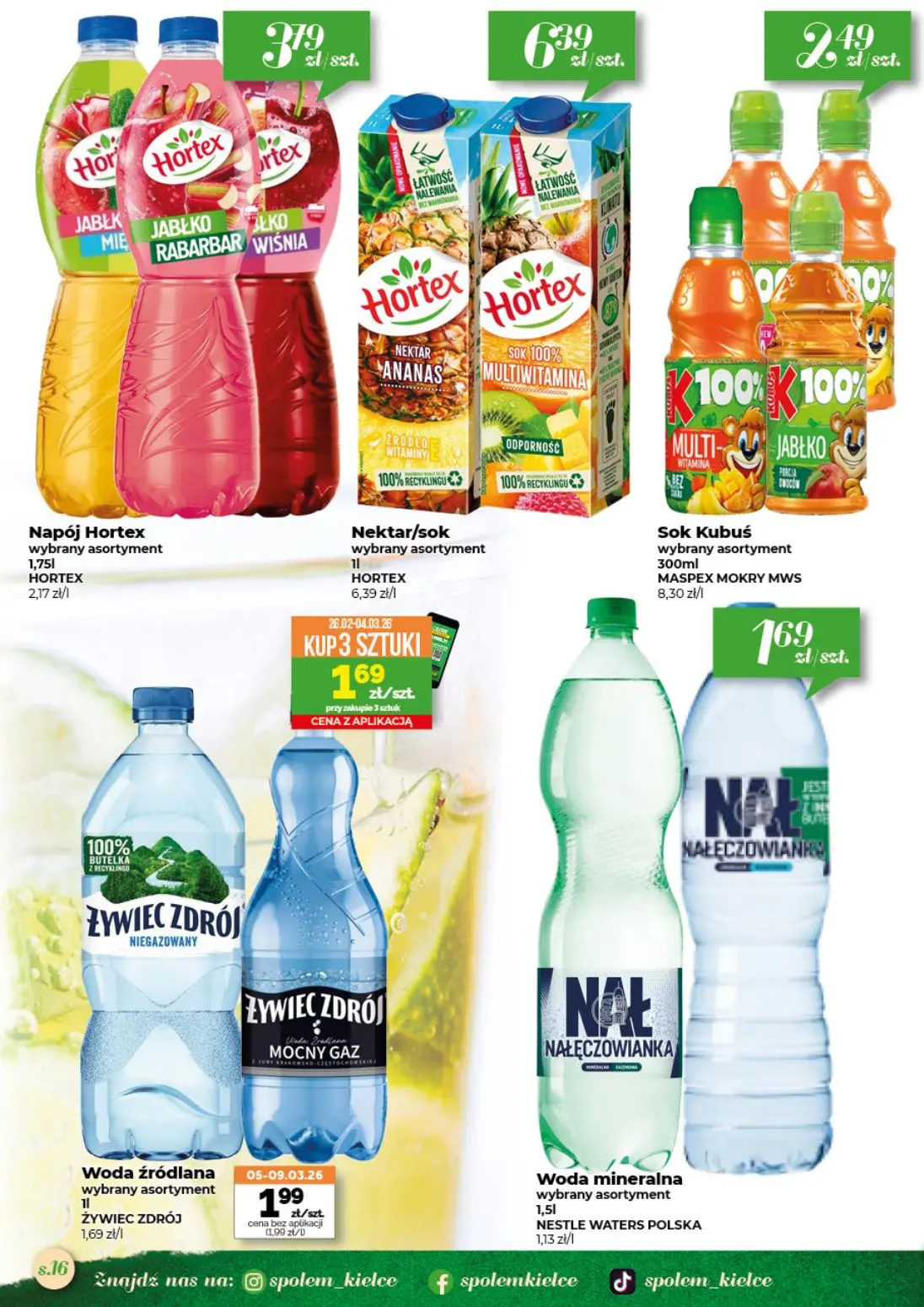 gazetka promocyjna Społem Kielce Jakość wyższa od ceny - Strona 16