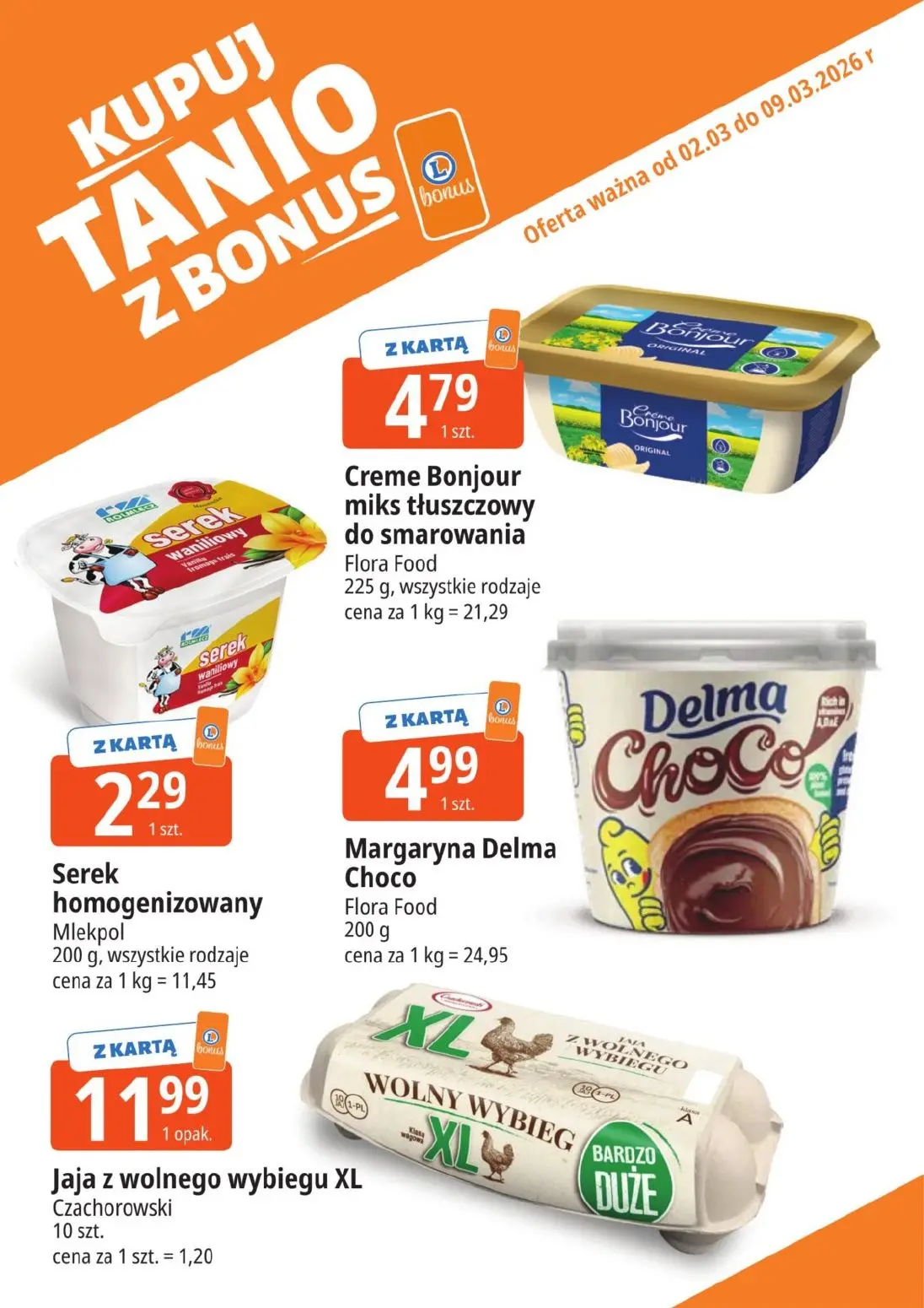 gazetka promocyjna E.Leclerc Kupuj tanio z bonus - Strona 1