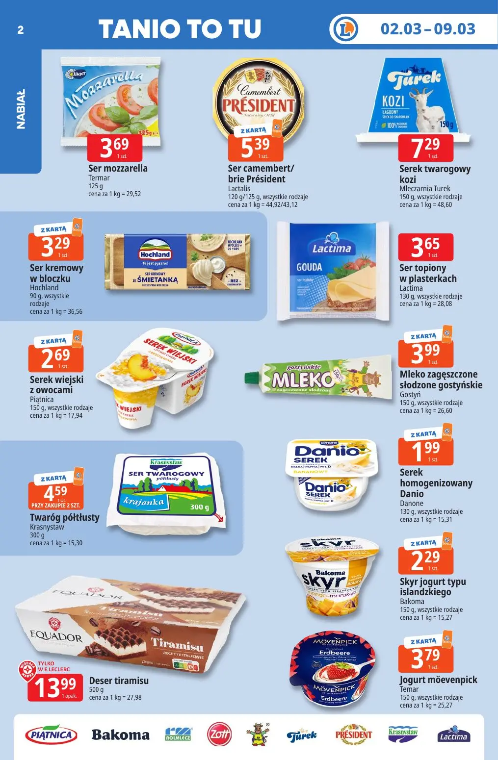 gazetka promocyjna E.Leclerc Tanio to tu - Strona 2