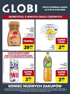 Gazetka promocyjna Globi, ważna od 2026-03-03 do 2026-03-09.