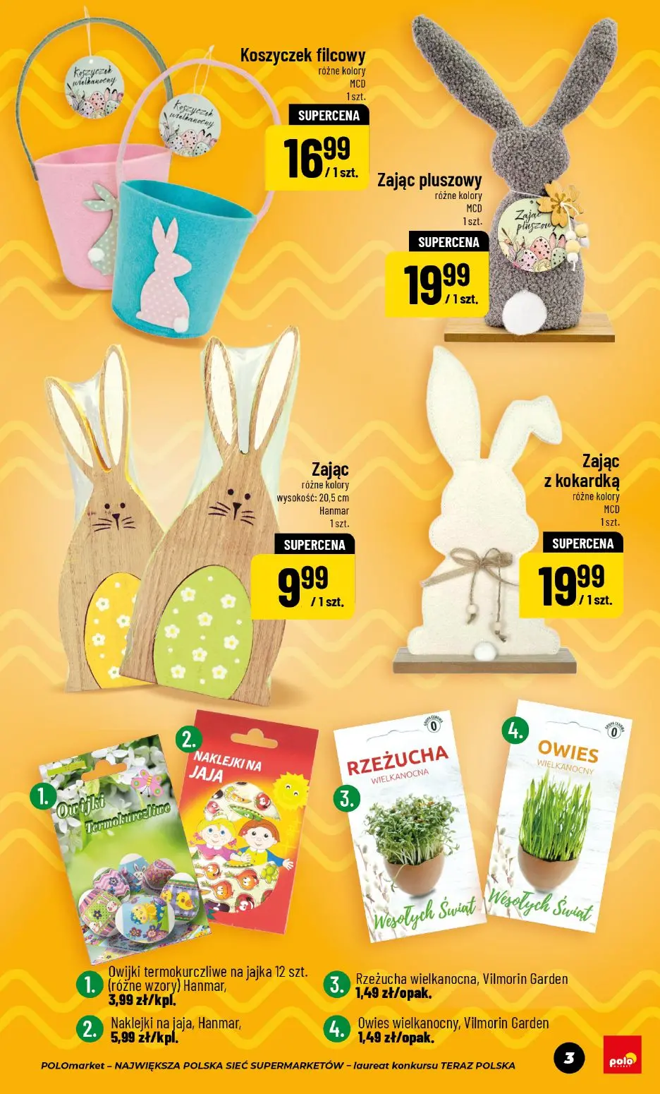 gazetka promocyjna POLOmarket Do POLO po Wielkanocne hity 🐇 - Strona 3
