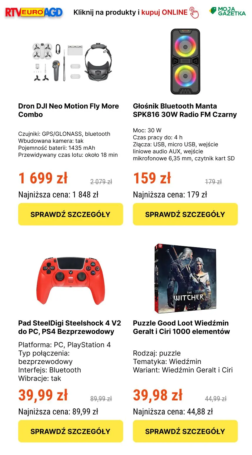 gazetka promocyjna RTV EURO AGD 🎮 Prezenty na Dzień Mężczyzn 🎮 - Strona 4