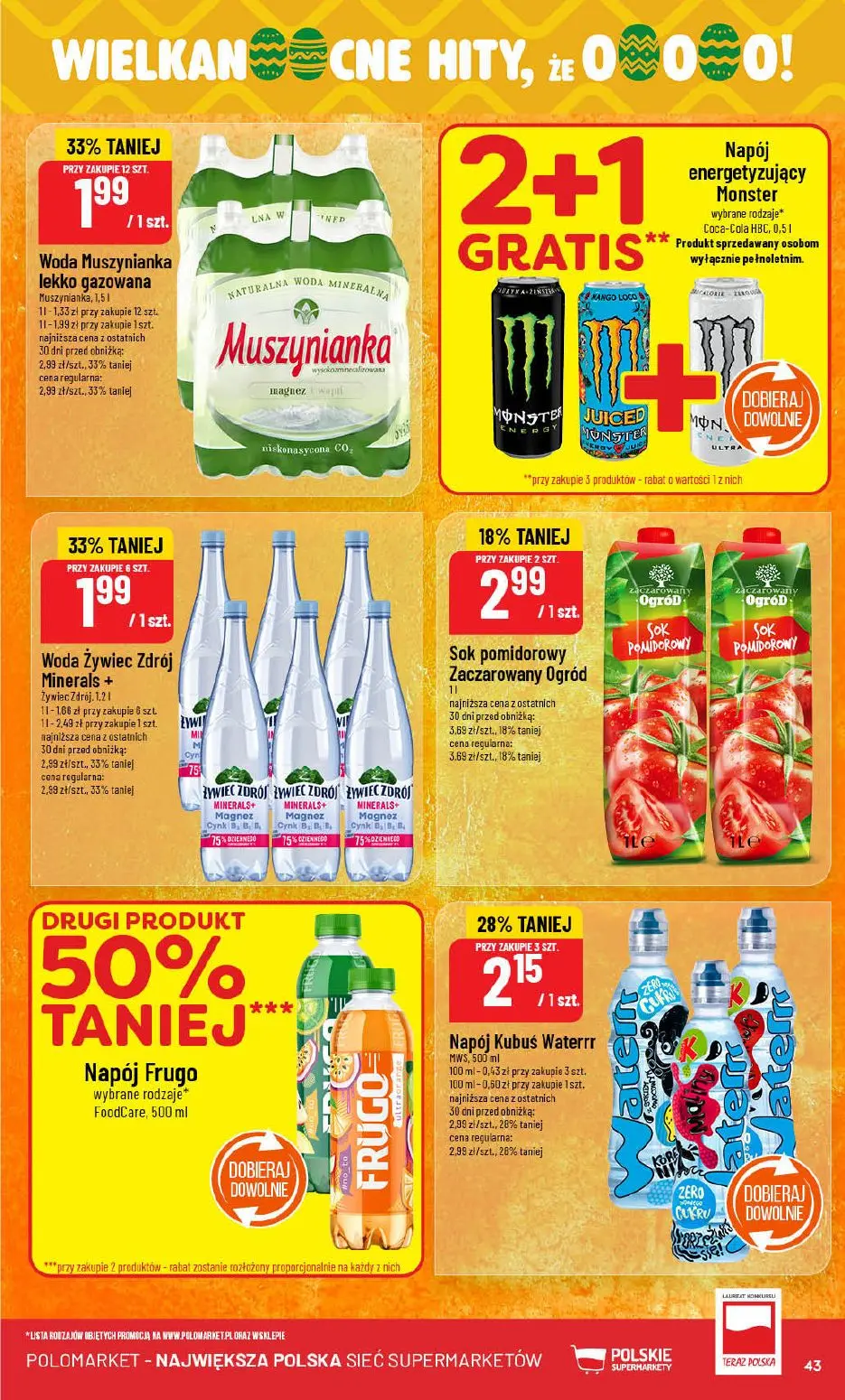 gazetka promocyjna POLOmarket Kujawsko-pomorskie, Pomorskie - Strona 43