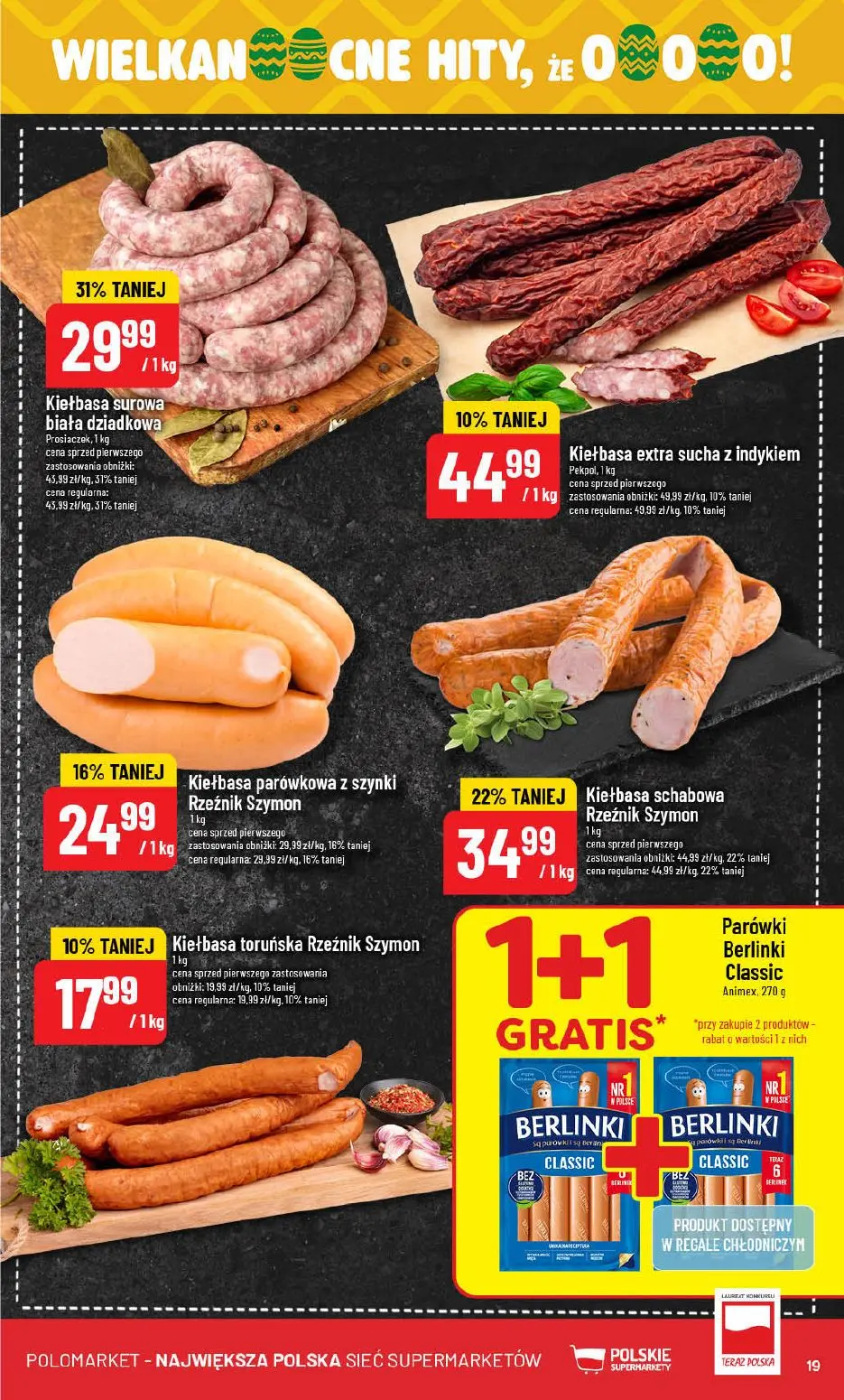 gazetka promocyjna POLOmarket Pomorskie, Zachodniopomorskie, Kujawsko-pomorskie - Strona 19