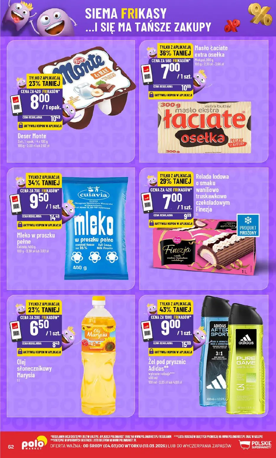 gazetka promocyjna POLOmarket Pomorskie, Zachodniopomorskie, Kujawsko-pomorskie - Strona 62