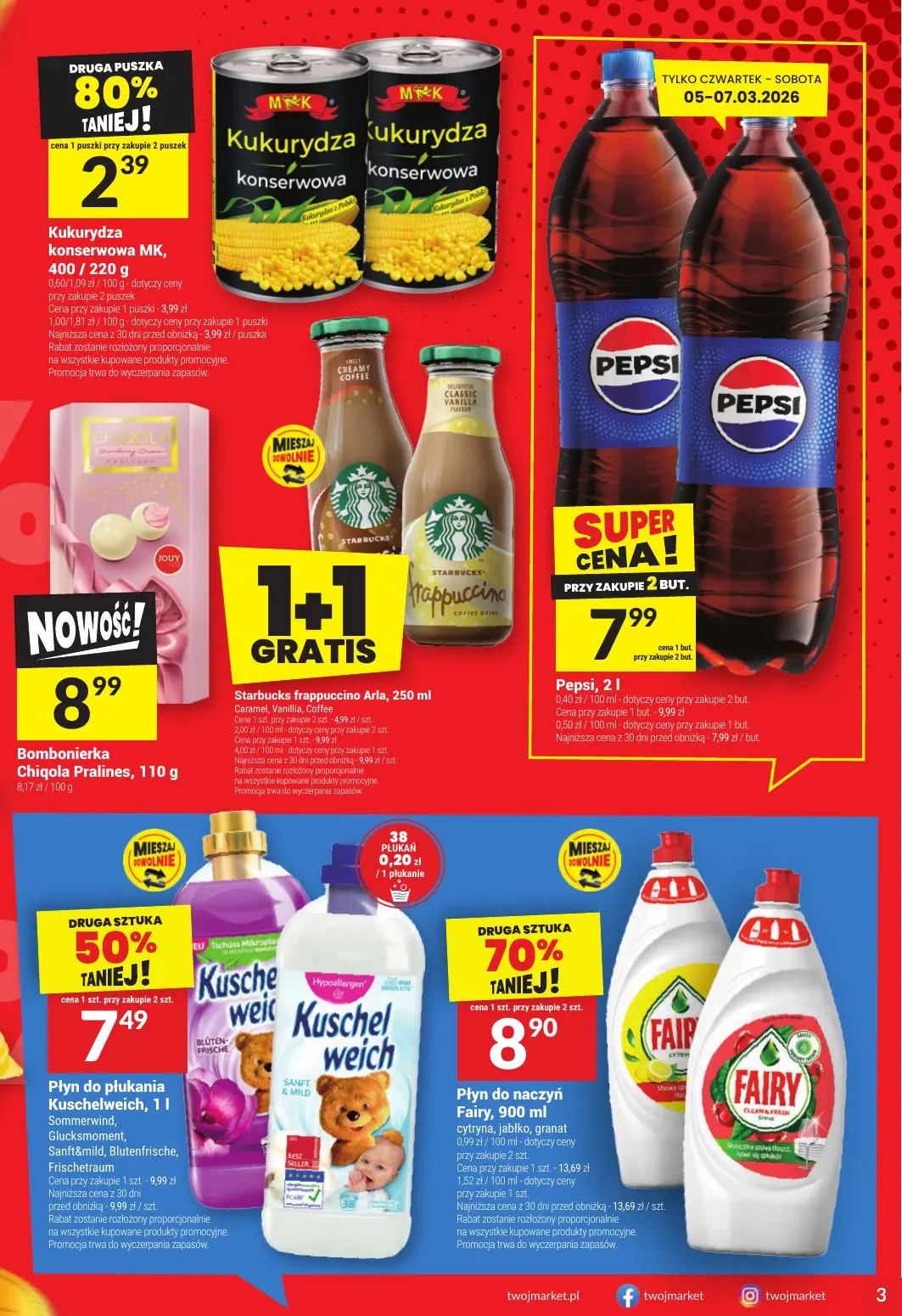 gazetka promocyjna Twój Market Przygotuj się na dzień Kobiet - Strona 3