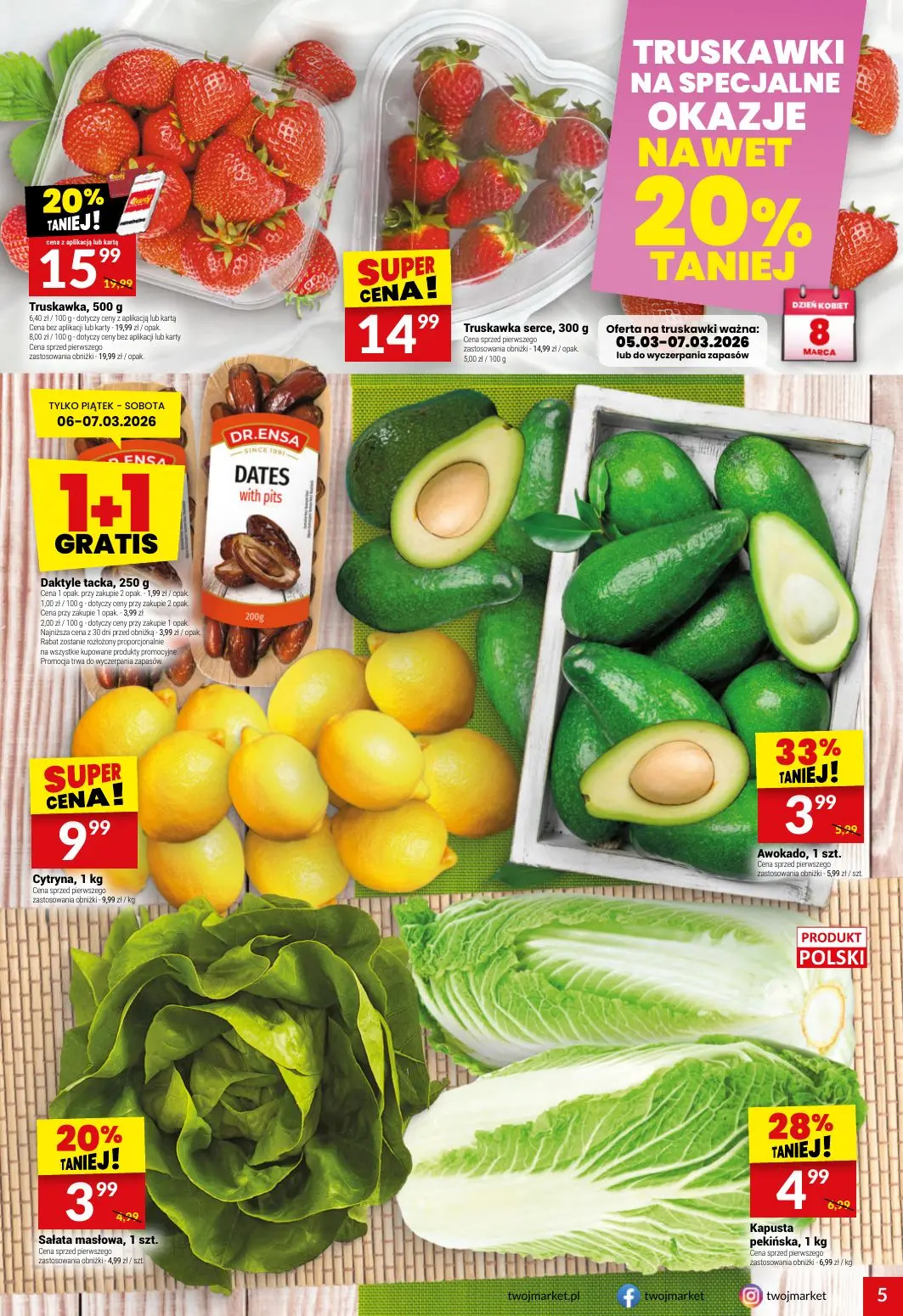 gazetka promocyjna Twój Market Przygotuj się na dzień Kobiet - Strona 5