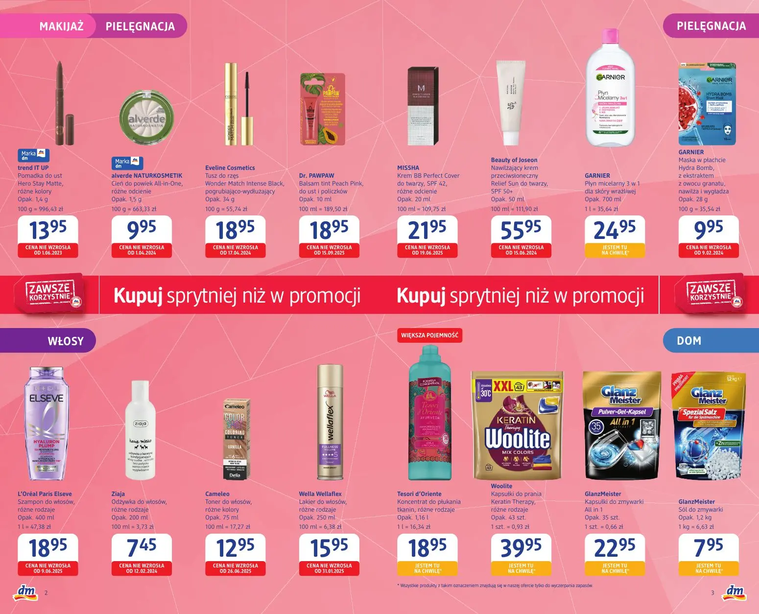 gazetka promocyjna Drogeria dm Kupuj sprytniej niż w promocji - Strona 2