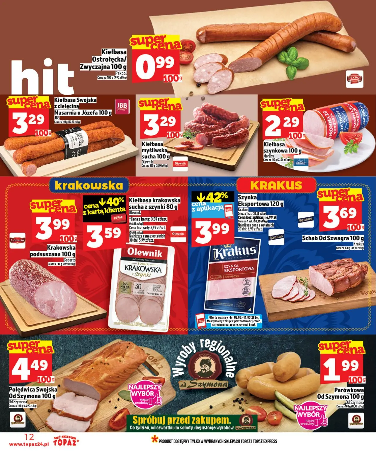 gazetka promocyjna Topaz Ceny małe - Strona 12