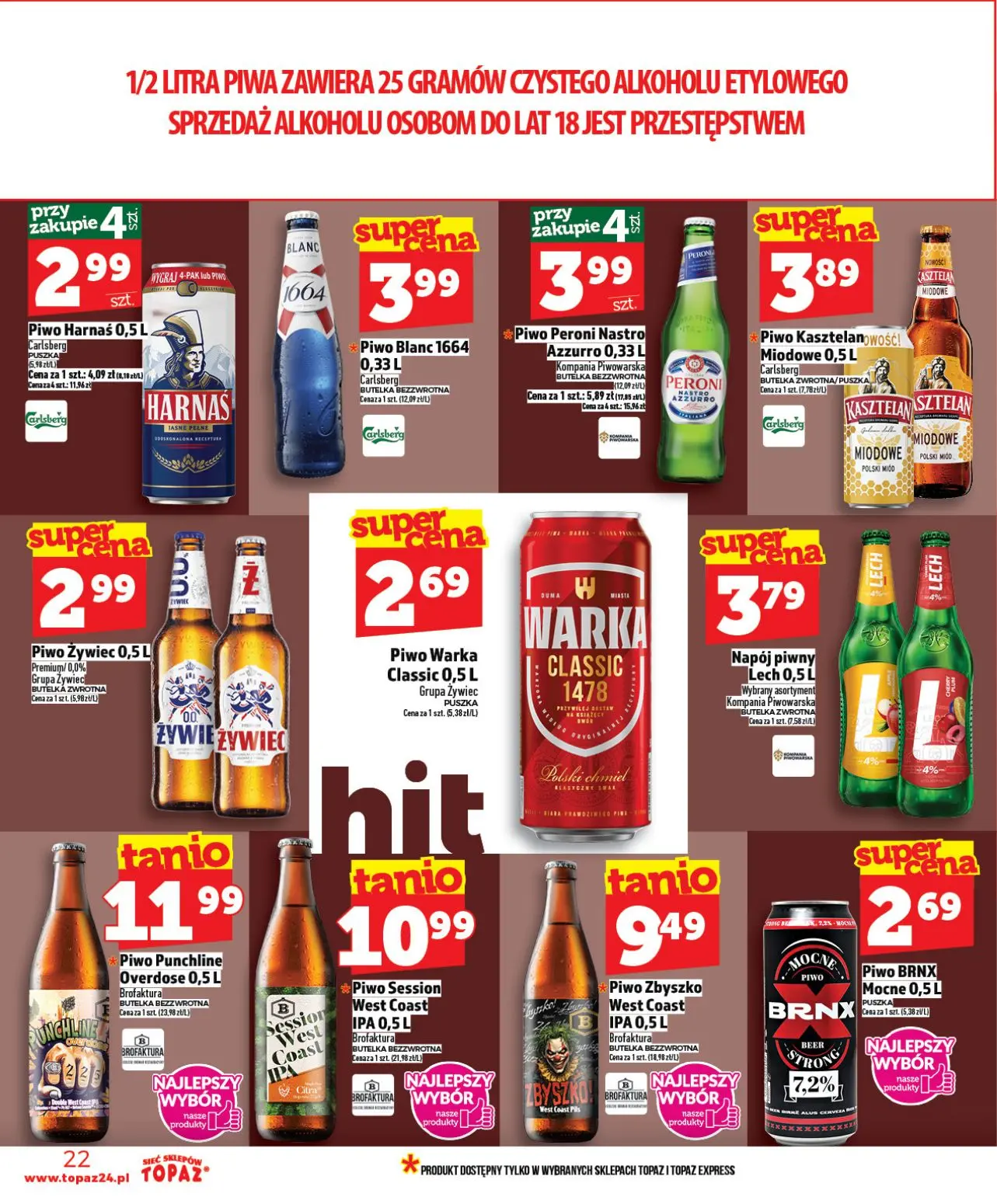 gazetka promocyjna Topaz Warszawa - Strona 22