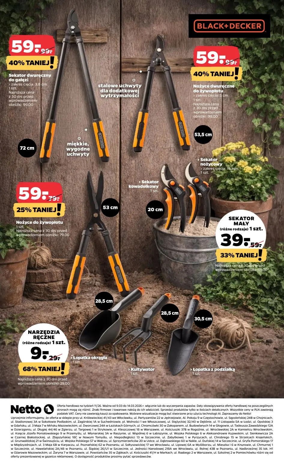 gazetka promocyjna NETTO Temat tygodnia: OGRÓD - Strona 3