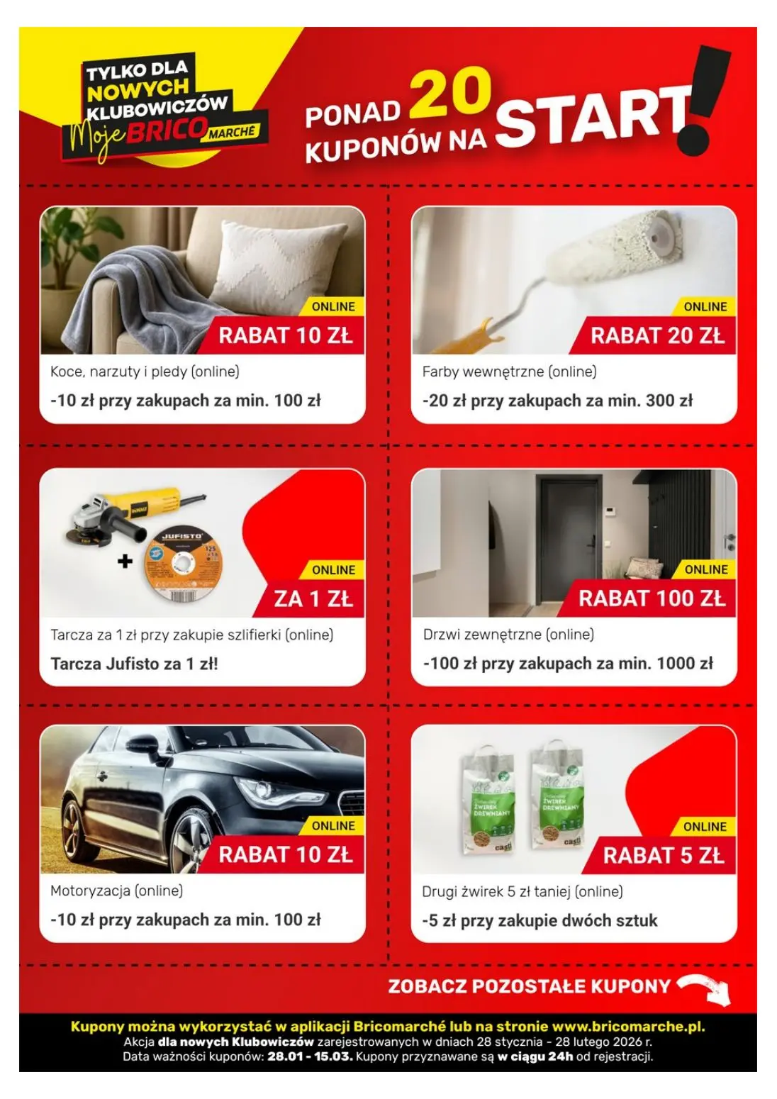 gazetka promocyjna BRICOMARCHE Ponad 20 kuponów na Start - Strona 2