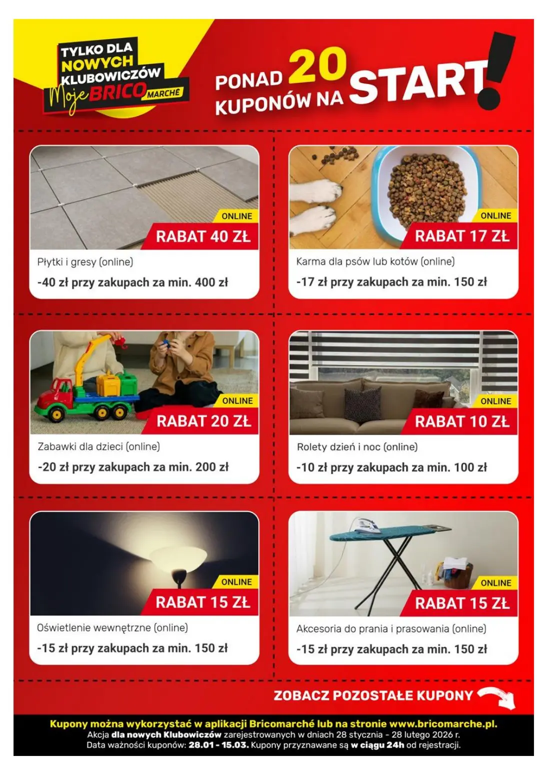 gazetka promocyjna BRICOMARCHE Ponad 20 kuponów na Start - Strona 3