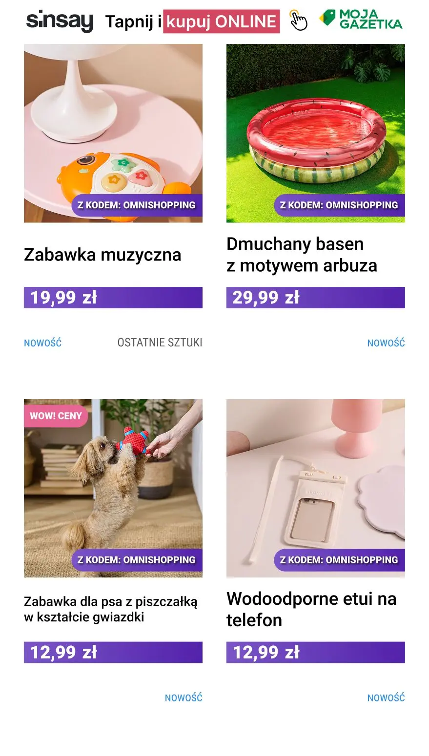 gazetka promocyjna Sinsay 🦋 kod: OMNISHOPPING 👈 - Strona 2