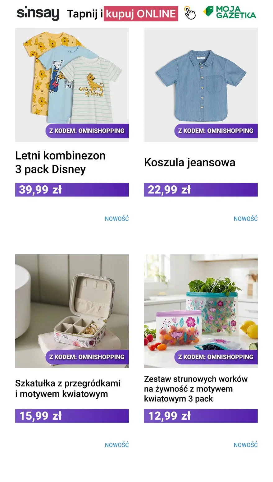 gazetka promocyjna Sinsay 🦋 kod: OMNISHOPPING 👈 - Strona 6