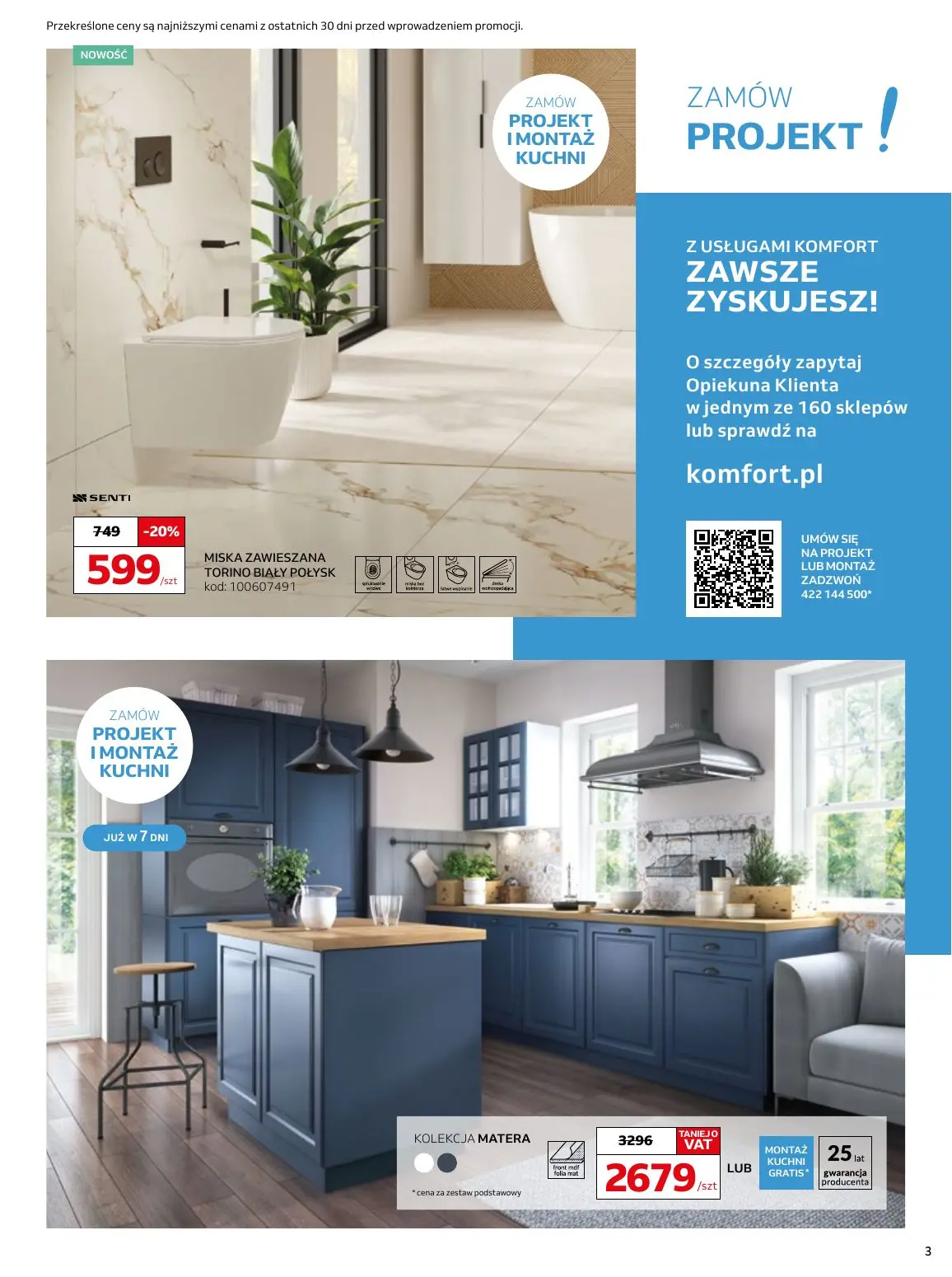 gazetka promocyjna KOMFORT Podkreśl wnętrze - Strona 3
