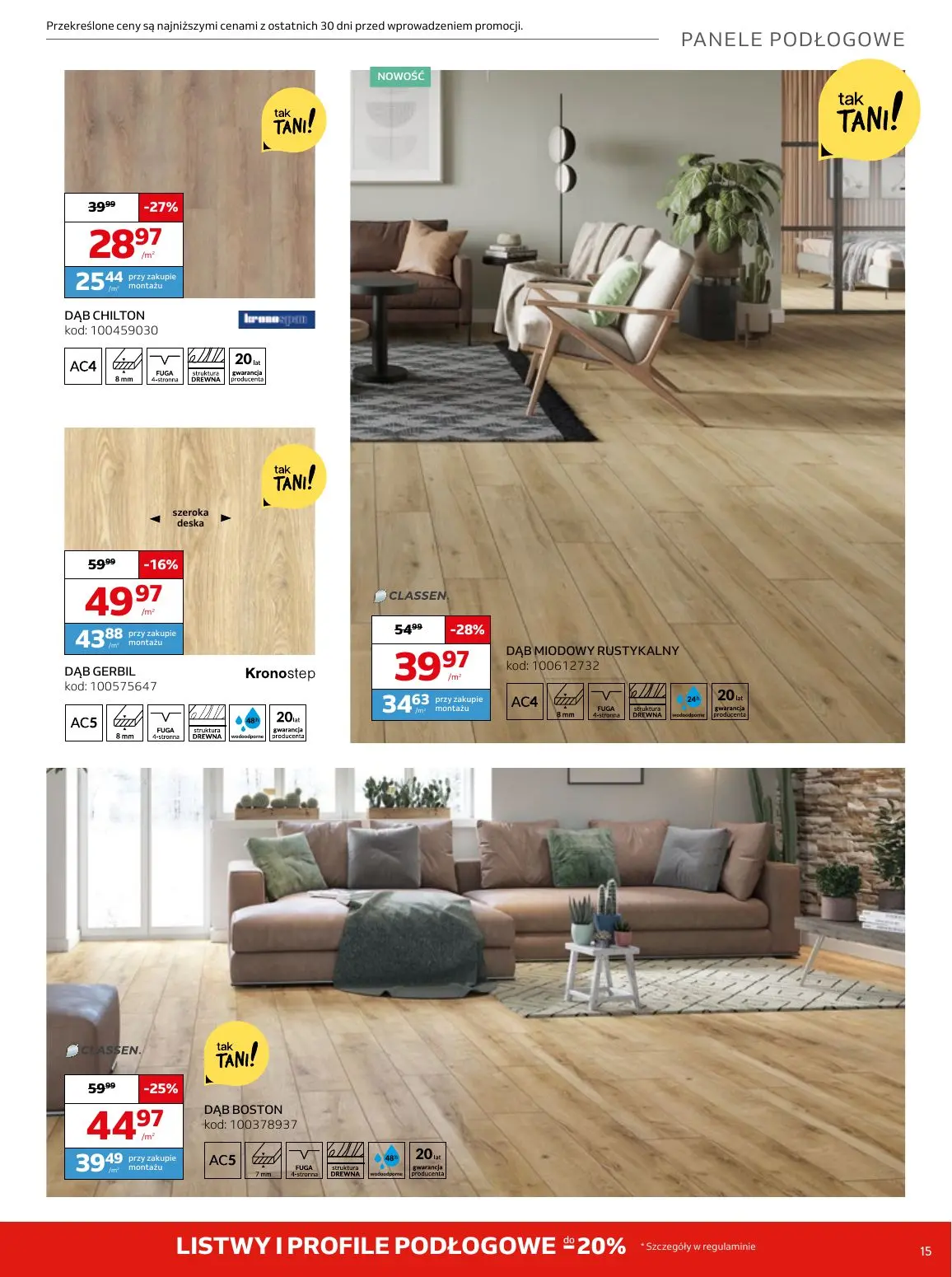 gazetka promocyjna KOMFORT Podkreśl wnętrze - Strona 15