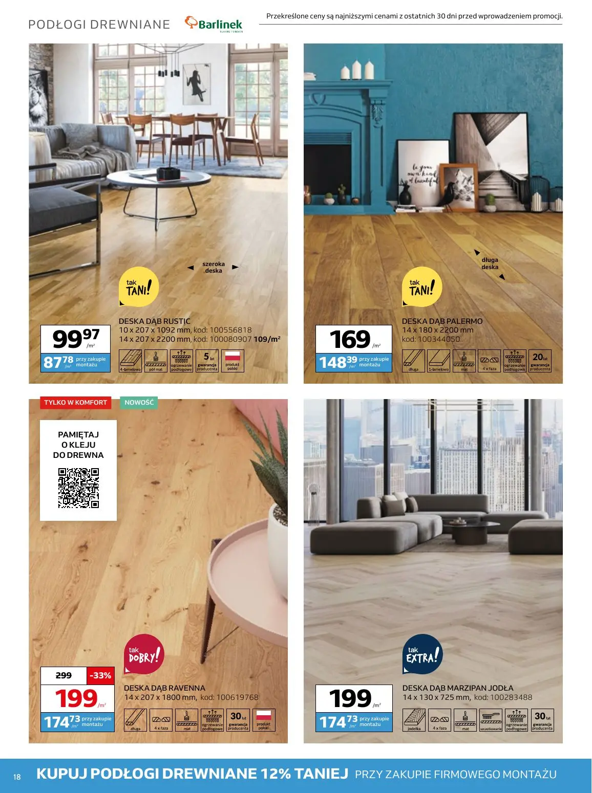 gazetka promocyjna KOMFORT Podkreśl wnętrze - Strona 18