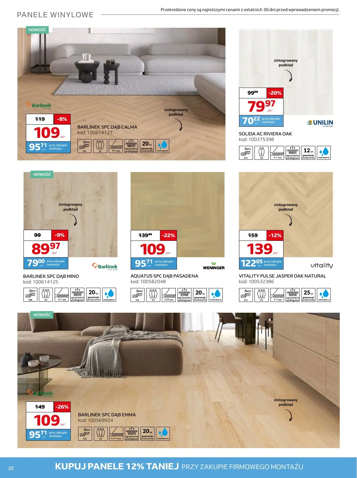 gazetka promocyjna KOMFORT Podkreśl wnętrze - Strona 20