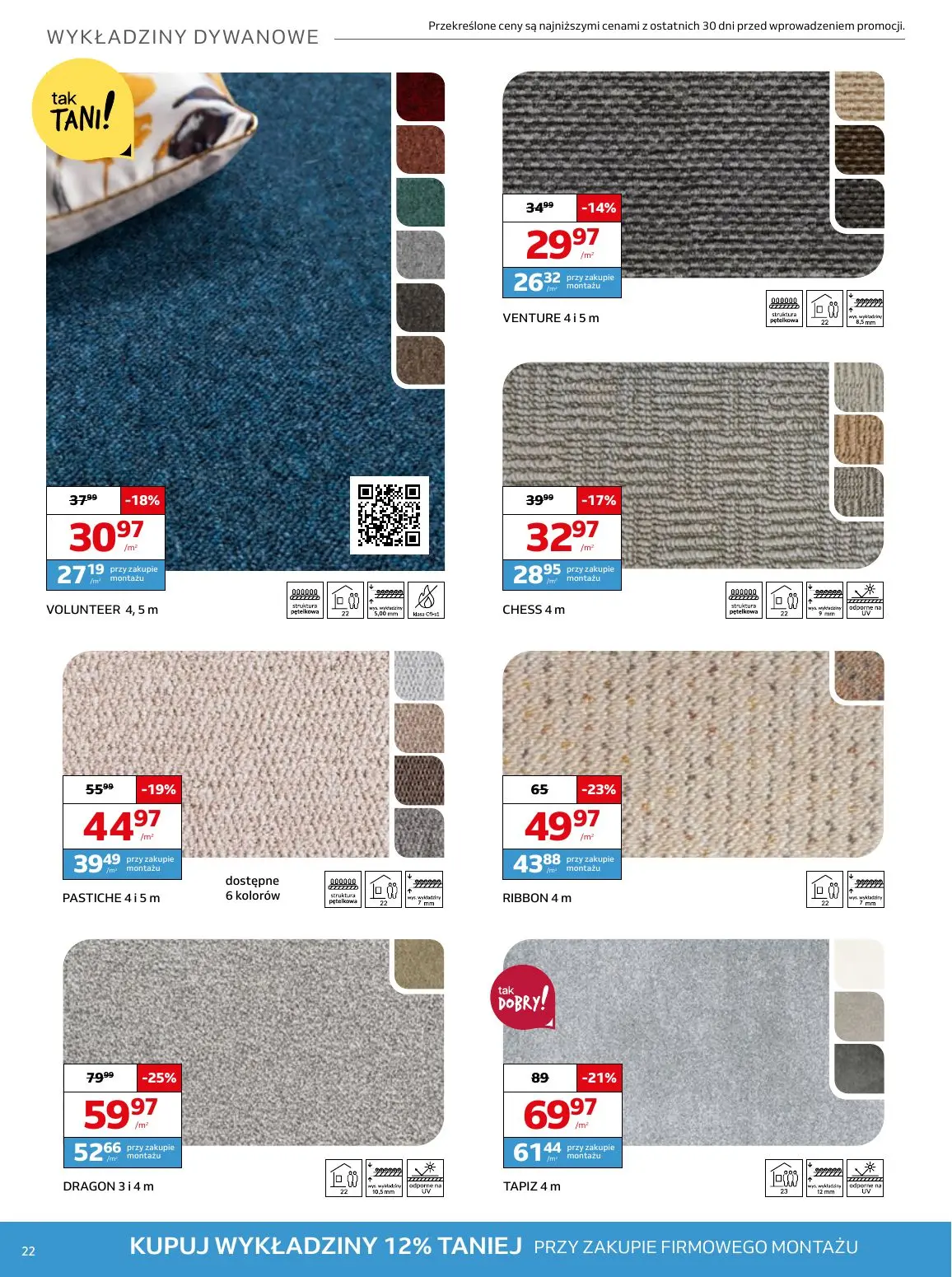 gazetka promocyjna KOMFORT Podkreśl wnętrze - Strona 22