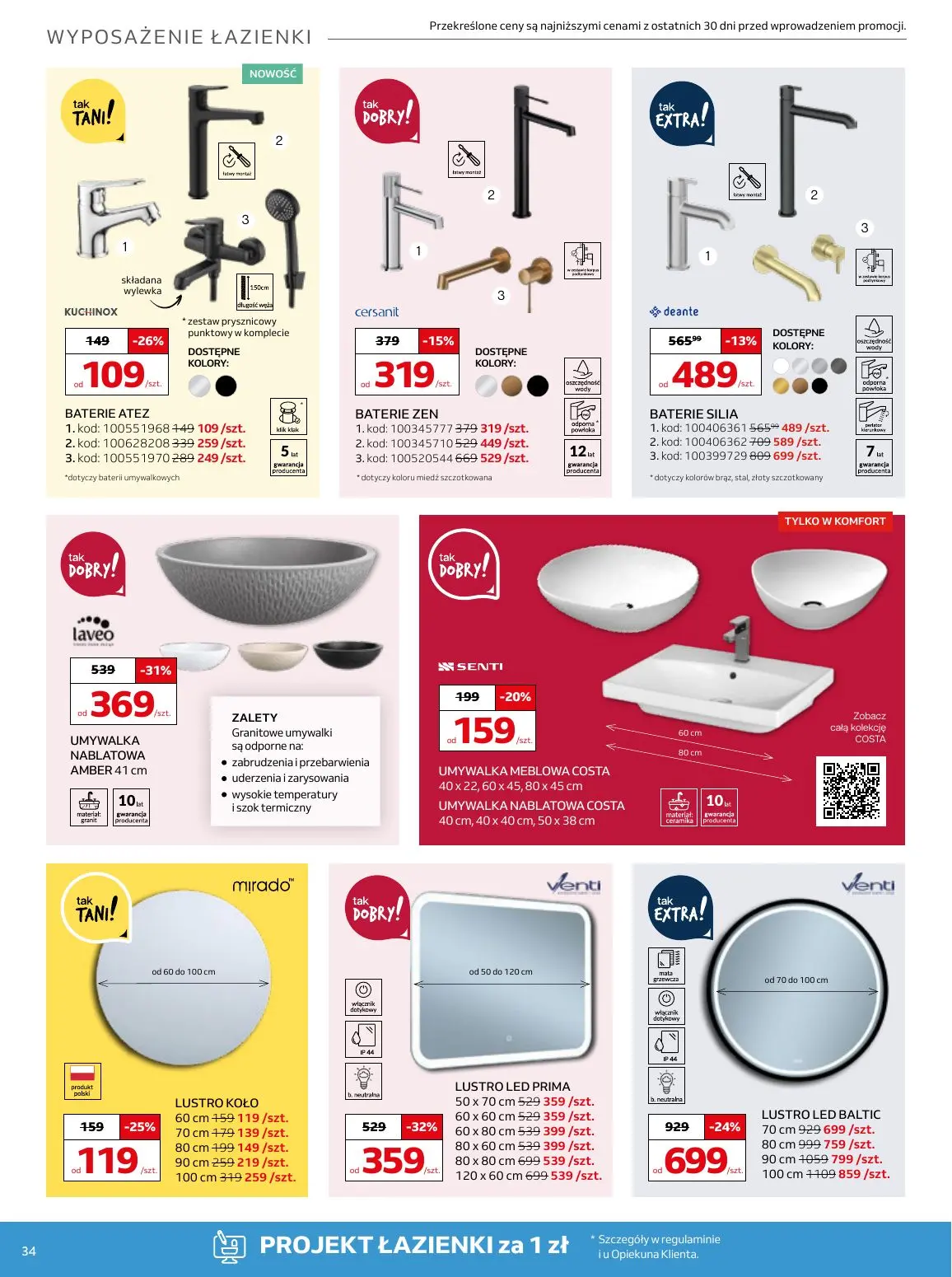 gazetka promocyjna KOMFORT Podkreśl wnętrze - Strona 34
