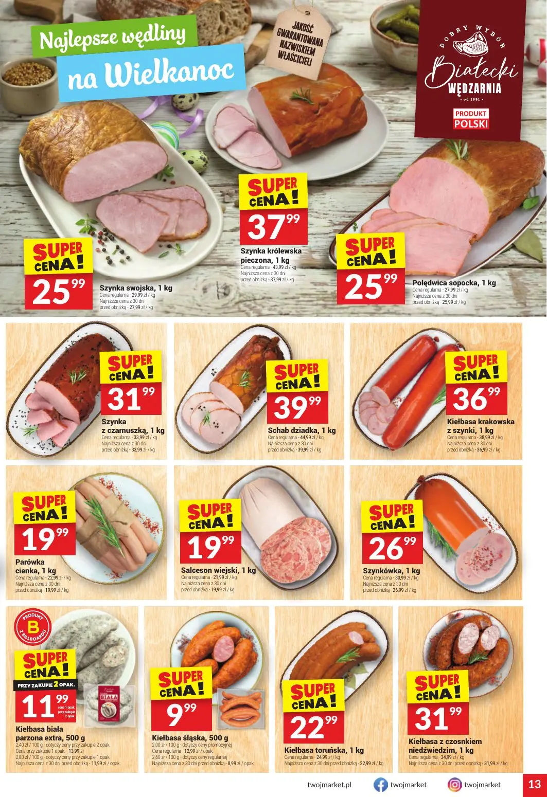 gazetka promocyjna Twój Market  - Strona 13