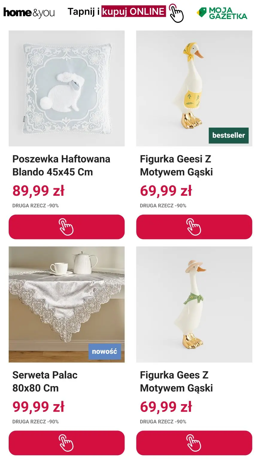 gazetka promocyjna home&you Druga rzecz -90% - Strona 4