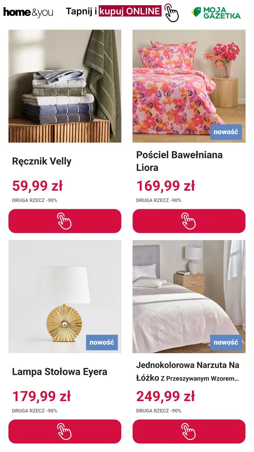 gazetka promocyjna home&you Druga rzecz -90% - Strona 5